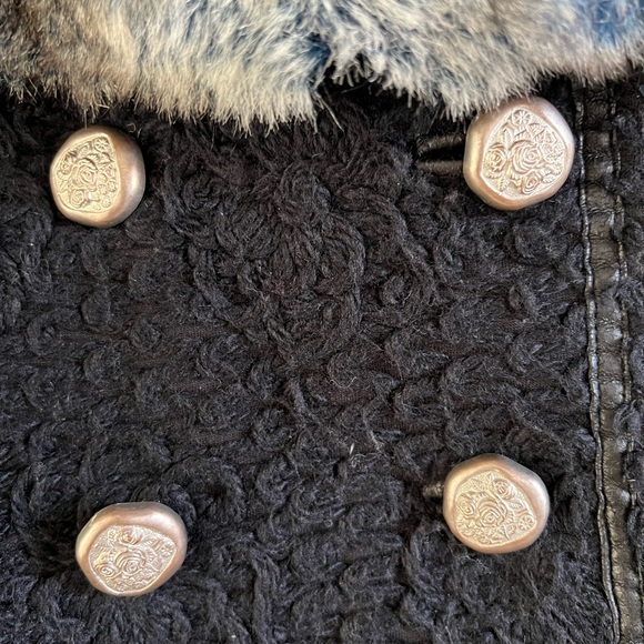 Custo Barcelona jacket fur and wool - Picture 2 of 5